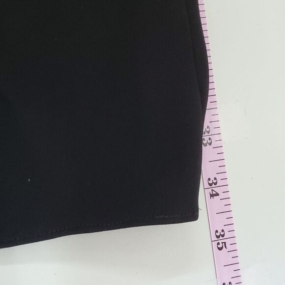 Theory Black Long Sleeve V-Neck Shift Dress - Picture 12 of 13